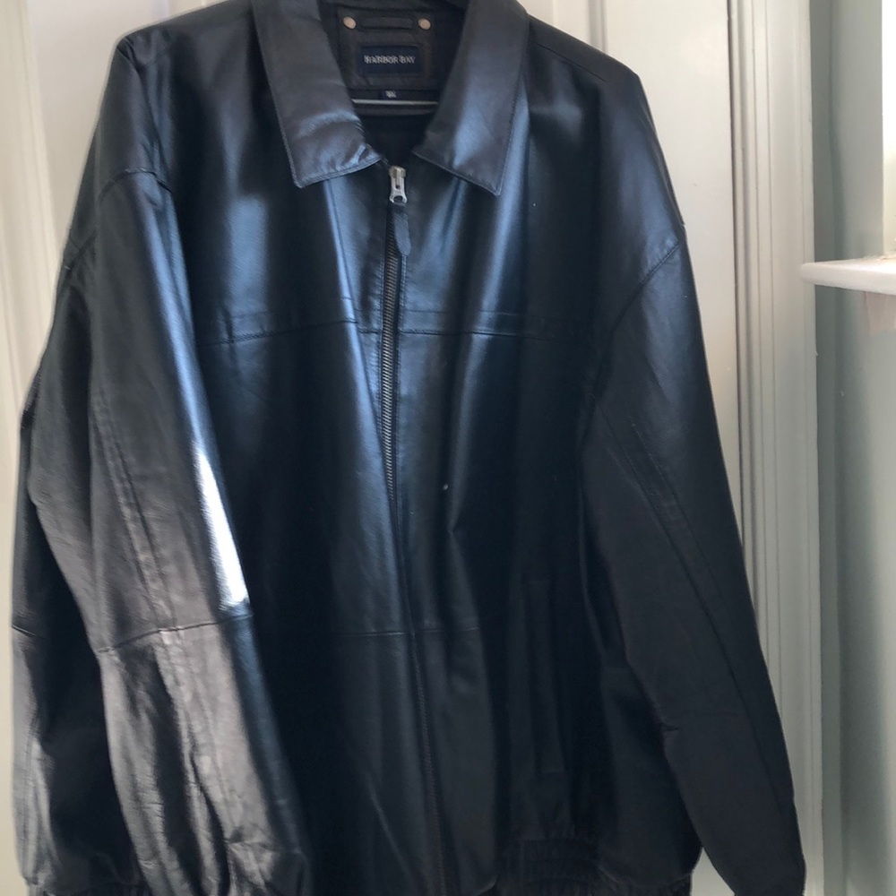 New men’s leather jacket